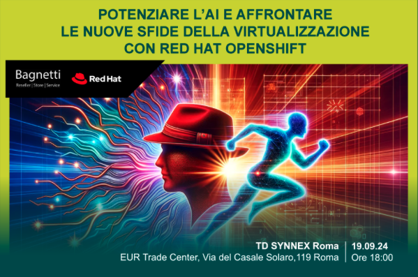 Potenziare l’AI e affrontare le nuove sfide della virtualizzazione con RedHat OpenShift